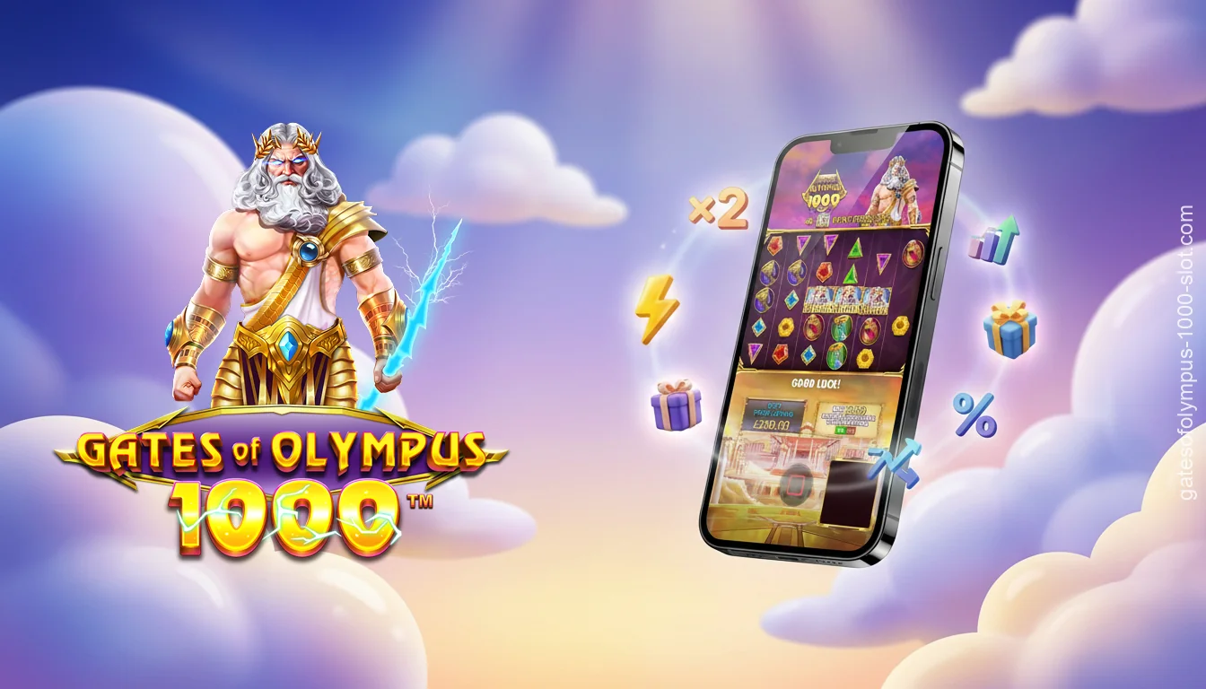 Zu den Features von Gates of Olympus 1000 gehören kaskadierende Walzen, Multiplikatoren von bis zu x1000 und Freispiele